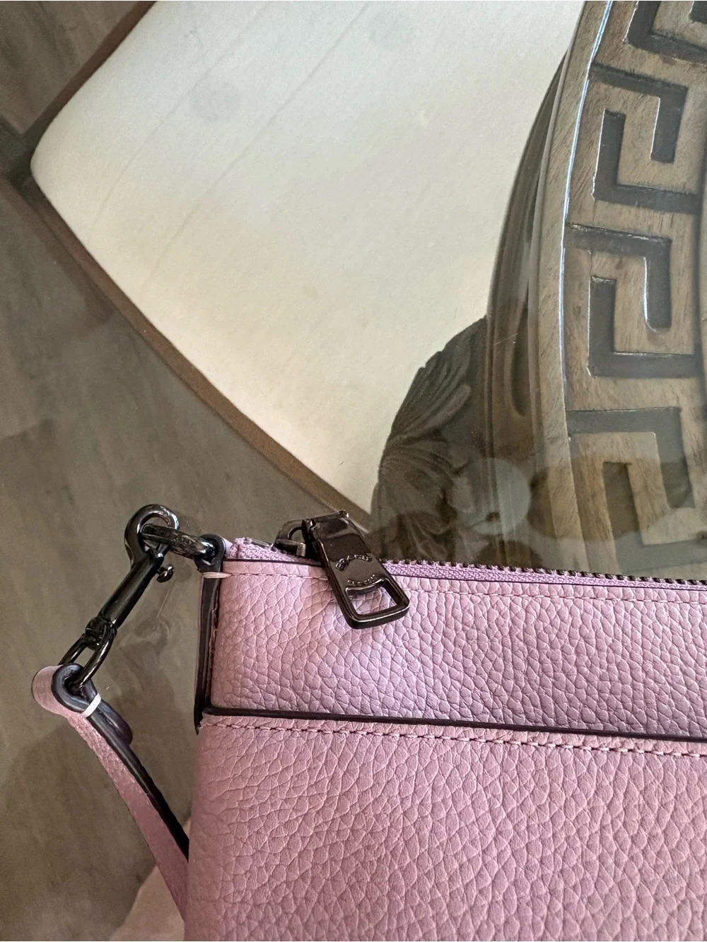 💗💗COACH POLLY ICE PURPLE PEBBLED LEATHER CROSSBODY BAG!💗💗